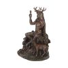 Cernunnos and Animals Horned God Bronze Figurine – billede 4