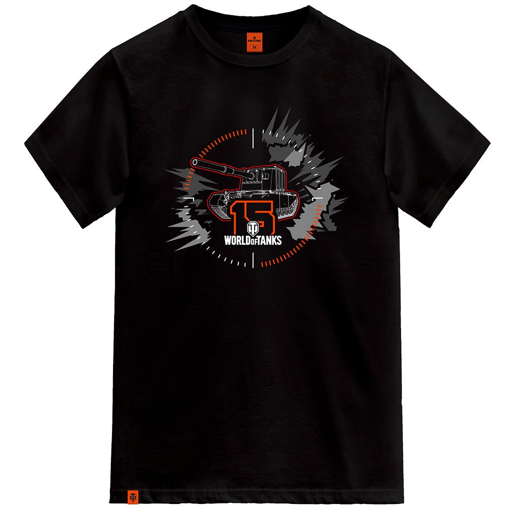 World of Tanks 15 Anniversary T-shirt Black, S