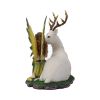 Adoration stag and spring fairy medium figurine – billede 4