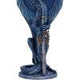 Ruth Thompson Sea Blade Blue Water Dragon Goblet Glass