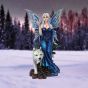 Talanoa Blue Fairy and White Wolf Companion Figurine – billede 3