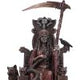 Bronze Hel The Two Faced Terror Figurine 23cm
