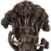 Triple Moon Goddess Hecate Bronze Figurine 18.5cm – billede 5