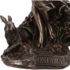 Ostara Goddess of Spring and Dawn Bronze Figurine 26.5cm – billede 5