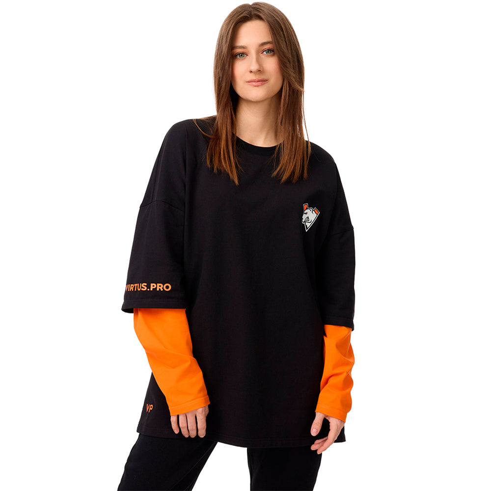 Virtus.pro basic collection long sleeve orange, S