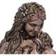 Earth Mother and baby bronze figurine