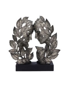 Natural Emotion - Embrace Silver Statue 38cm