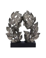 Natural Emotion - Embrace Silver Statue 38cm