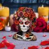 Calavera Catrina Day of the Dead Bust 32cm – billede 8
