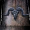 Baphomet's Veneration Skull Wall Plaque 53cm – billede 2