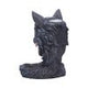 Dark Wolf Head Backflow Incense Burner 11.5cm