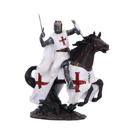 Take to Your Steed – Medieval Templar Knight Figurine – billede 4