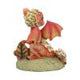 Marigold Flower Dragon Figurine