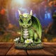 Freesia Flower Dragon Figurine