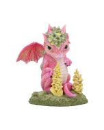 Marigold Flower Dragon Figurine