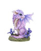 Marigold Flower Dragon Figurine