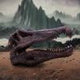 Spinosaurus Skull Resin Replica