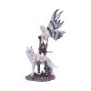 Esarosa – Gothic Fairy with Wolf Companion Figurine