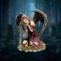Lost Love – Mourning Angel Figurine of Gothic Remembrance – billede 3