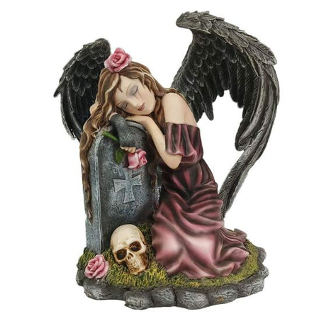 Lost Love – Mourning Angel Figurine of Gothic Remembrance – billede 2