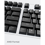 Dark Project KS-45 Keycaps PBT, ENG/RU/UA, Black