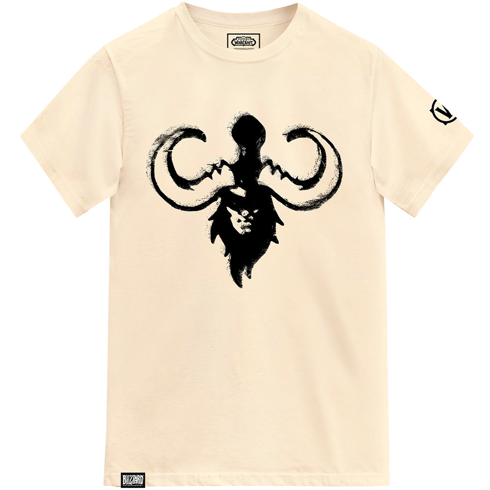 World of Warcraft Illidan t-shirt, color: cream, size: XL