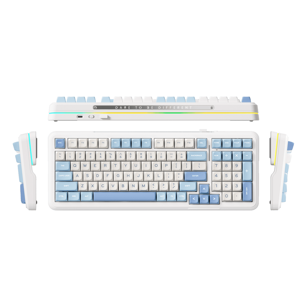 MCHOSE K99 Sky Blue - Wireless Mechanical Keyboard