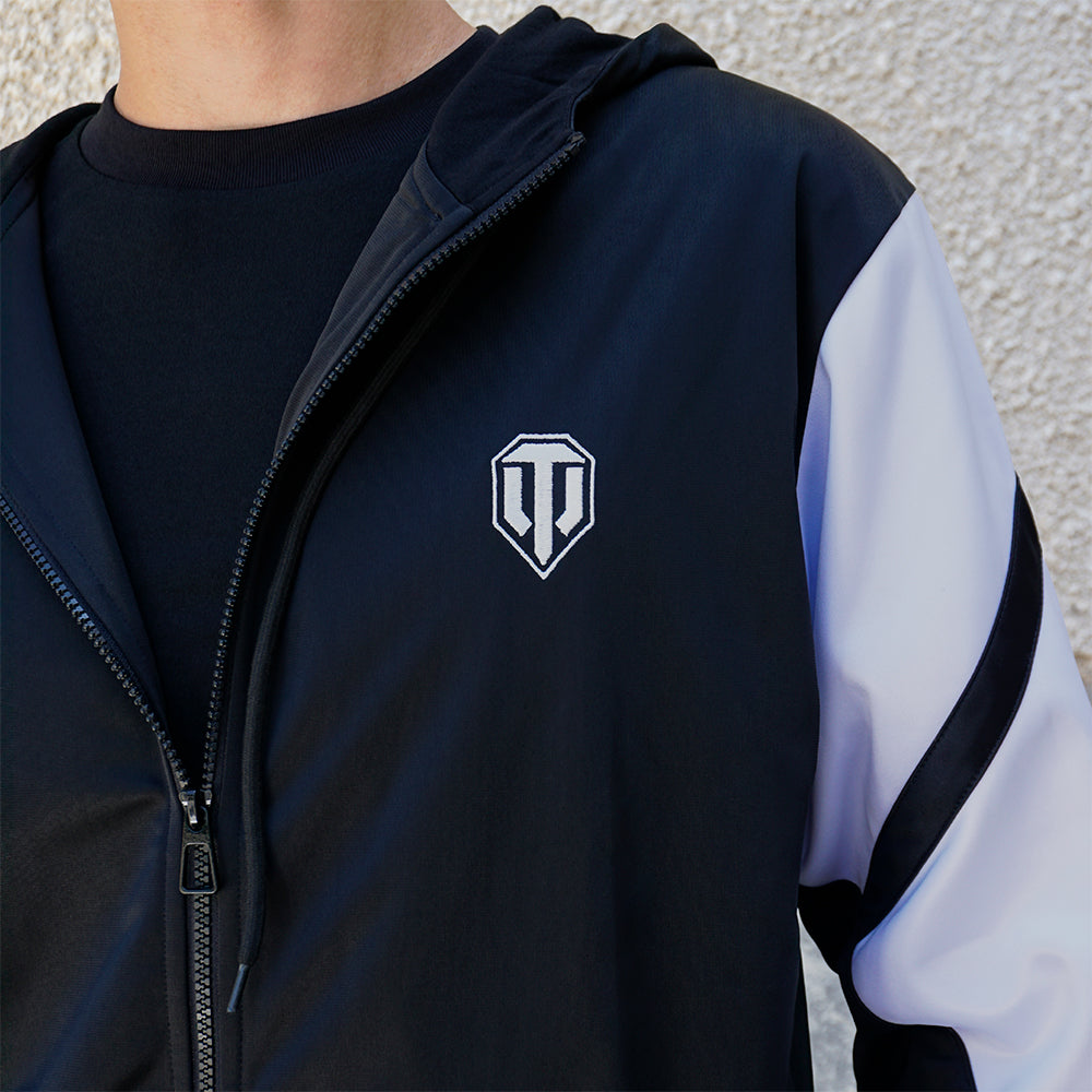 World of Tanks Zip hoodie black&amp;white, XL
