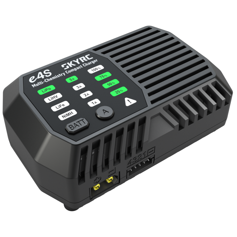 e4S Multi-Chemistry Compact AC Charger (60W)