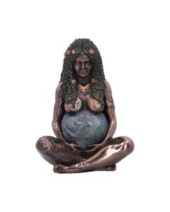 Ethereal Mother Earth Gaia Art Statue Bronze Figurine – billede 5