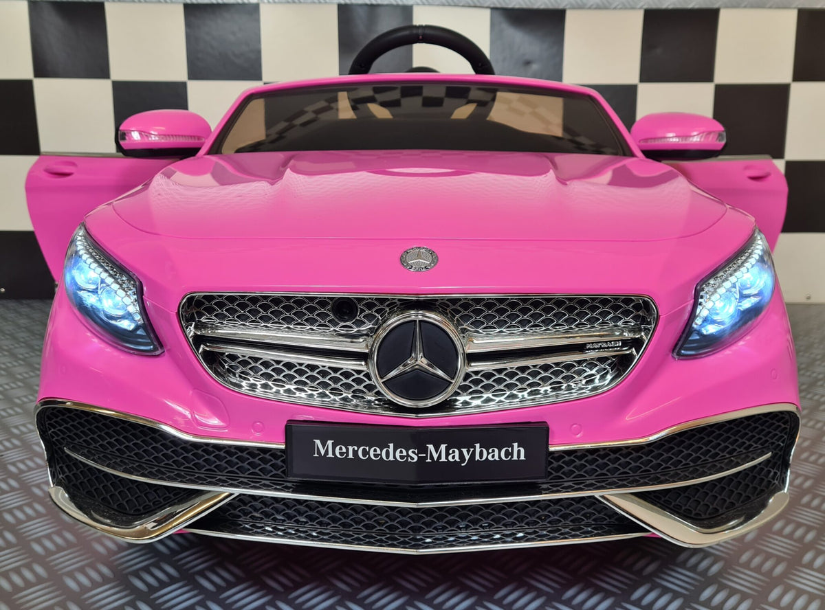 Mercedes-Benz Maybach S650 12V electric car for kids – 1 seat, pink