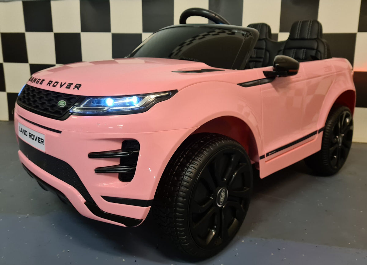 Range Rover Evoque 4x4 12V electric car for kids – 1 seat, pink