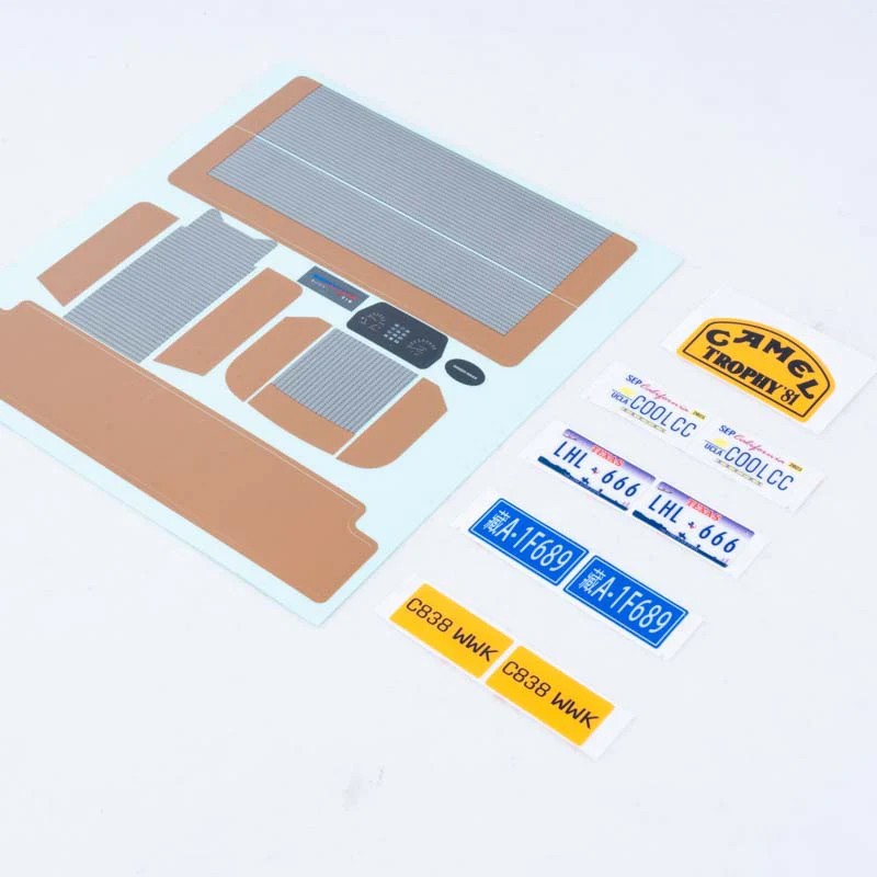 FCX10 Land Rover serie 11044 - CLEAR CAR BODY SET