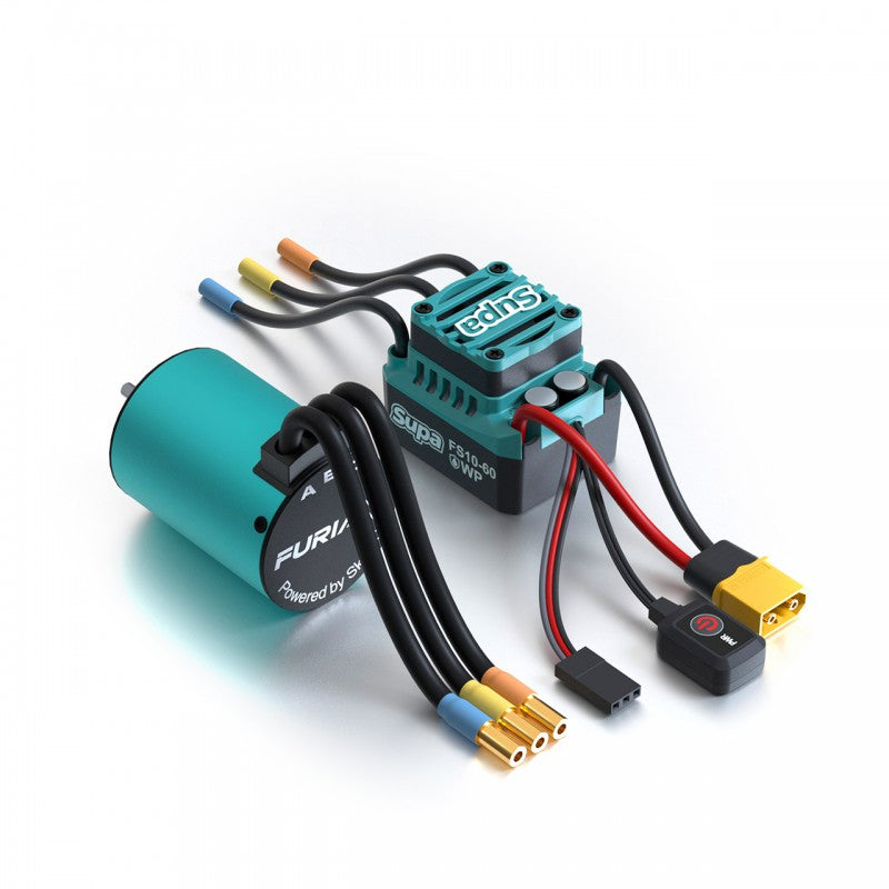 FuriaX Supa 60A 1/10 Sensored Brushless Combo set 3600KV