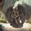 Bronzed Lucifer The Fallen Angel Religious Figurine. 16.5cm – billede 8
