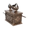 Bronzed Ark of the Covenant With Winged Cherrubs 28cm – billede 2