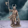 Bronzed Loki-Norse Trickster God Figurine 35cm – billede 7
