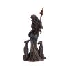 Bronze Mythological Hecate Moon Goddess Figurine 34cm – billede 4