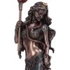 Bronze Mythological Hecate Moon Goddess Figurine 34cm – billede 5