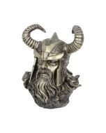 Bronze Odins Messengers Norse God Bust – billede 8