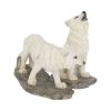 Before the Chase White Wolf Figure Set of 2 9.8cm