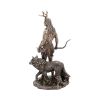 Herne and Animals Folklore Bronzed Figurine