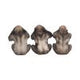 Three Wise Gorillas Figurine Gorilla Ornaments