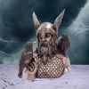 Bronze Odins Messengers Norse God Bust – billede 6