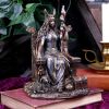 Bronze Frigga Goddess of Wisdom Norse Leader Ornament – billede 5