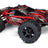 Traxxas Rustler 4X4 XL-5 rød – set skråt forfra