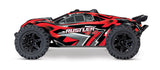 Traxxas Rustler 4X4 XL-5 rød – set fra siden