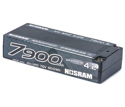 HV Mid Size Modified GRAPHENE-4.2 7900mAh - 7.6V LiPo - 130C/65C