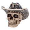Wild West Skull Figurine