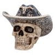 Wild West Skull Figurine